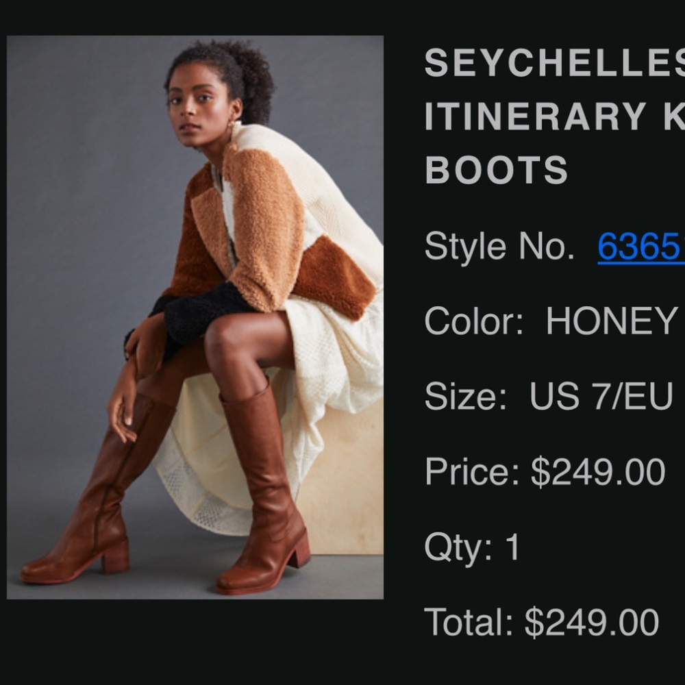 Anthropologie Knee-High Boots